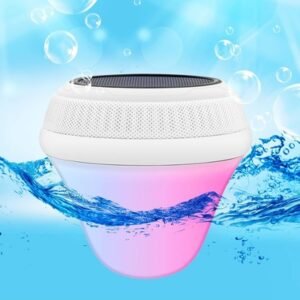 Waterproof Bluetooth Pool Speaker with Colorful Lights For Pools