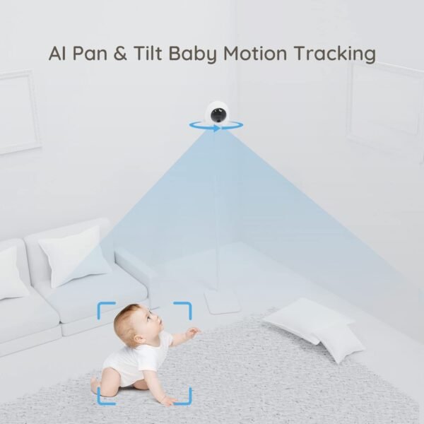 Simshine Smart Baby Monitor WiFi Smartphone AI Cry Soothing Lullaby - Image 3
