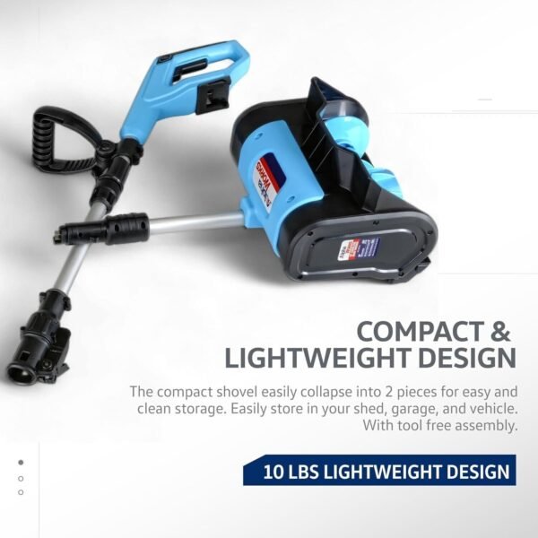 Electric Rechargeable Snow Blower Shovel - Electric Shovel WithRemovable Battery - Image 3