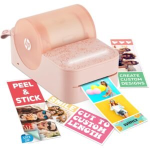 HP Sprocket Panorama Instant Portable Color Printer (Rose) 2” x .5”- 9” Zink