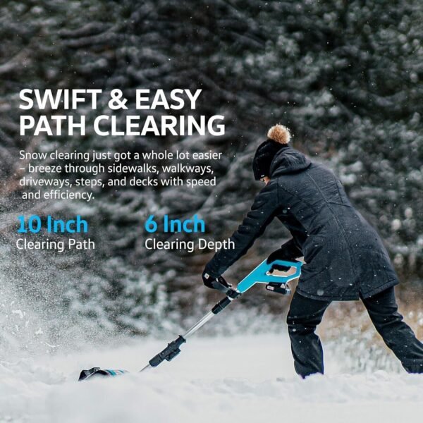 Electric Rechargeable Snow Blower Shovel - Electric Shovel WithRemovable Battery - Image 7