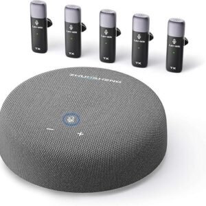 Conference Speaker and Microphone, USB Speakerphone w/Muteable/65ft Wireless