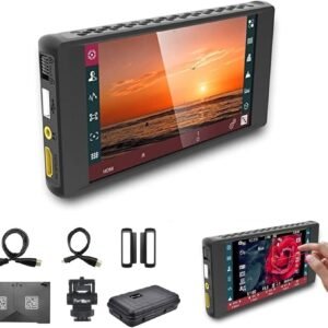 Portkeys PT6 DCI-P3 IPS Touchscreen 5.2'' On-Camera Field Monitor with 1080P 60