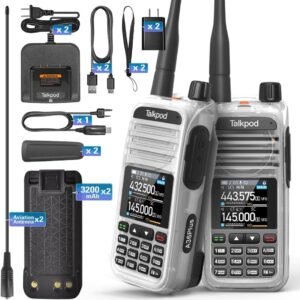 A36Plus Max Ham Radio Handheld, Airband Receiving and Scanning, Dual Band Long R