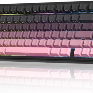 M75 Mechanical Keyboard,75% Gasket Hot Swappable,RGB Backlit,Side Printed PBT