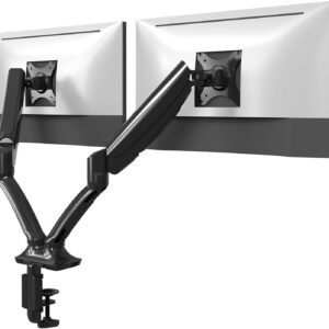 Dual Monitor Stand for Desk Adjustable Spring Monitor Arm Desk Mount Hold up to