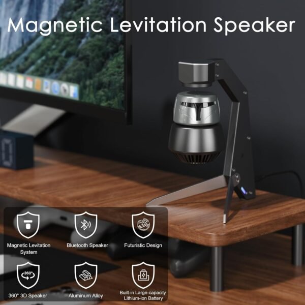Magnetic Levitation Bluetooth Speaker,Gifts for Science Fiction Fans,Home or Off - Image 2