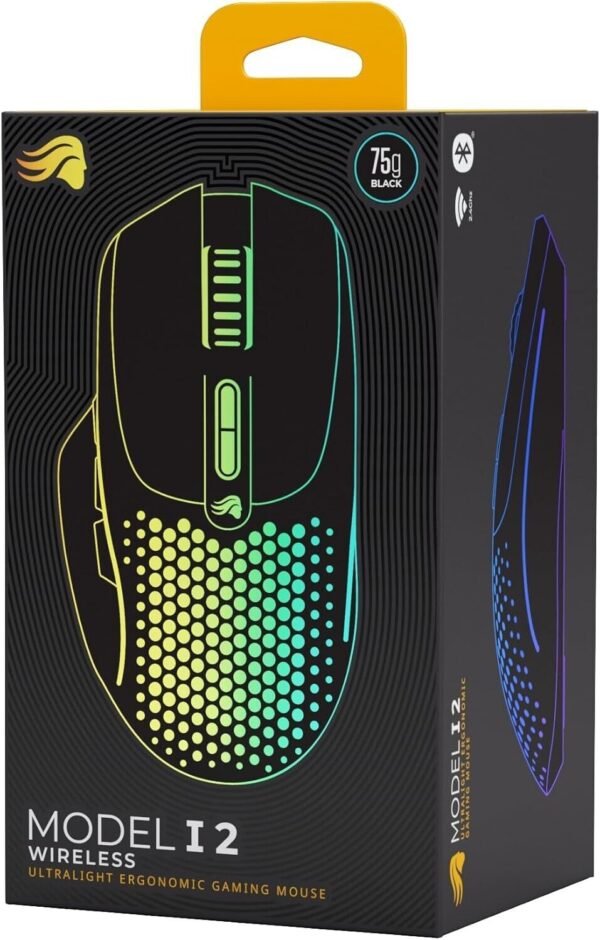 Glorious Model I 2 Wireless Optical Gaming Mouse -Black - Image 6