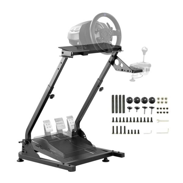 Racing Wheel Stand，Height Adjustable Steering Wheel Stand Racing Simulator logi