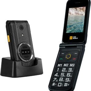 AGM M8 Rugged Basic Flip Phone, 4G Feature Cell Phone, T Mobile only