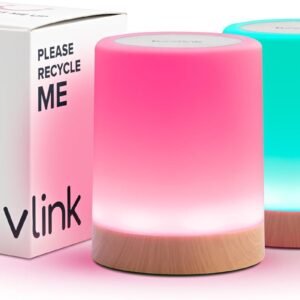 LuvLink Friendship Lamp v2.0 - Extended Wifi Range - simple setup (Set of two)
