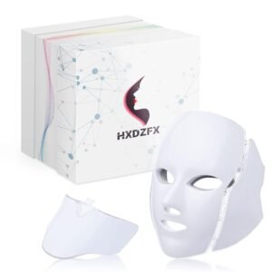 LED FACIAL LIGHT THERAPY Mask-Led Face Mask Light Therapy, 7 Led Light Therapy