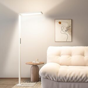 120W LED Floor Lamp-79 4000K Natural Light Eye Protection 10400LM Dimmable Moder