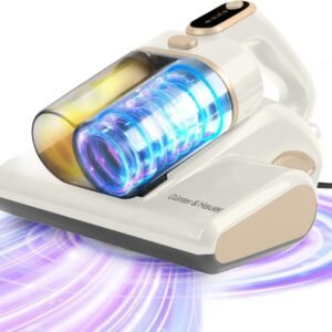 Mattress Bed Vacuum Cleaner 16Kpa Strong Suction, 20ft Corded, UV-C light, HEPA