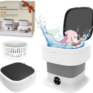 Portable Washing Machine,11L Mini Washer with Foldable Design, Small Folding
