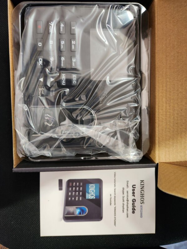 New Kinghos KYS200D Standalone Fingerprint Time Attendance Clock - Image 2