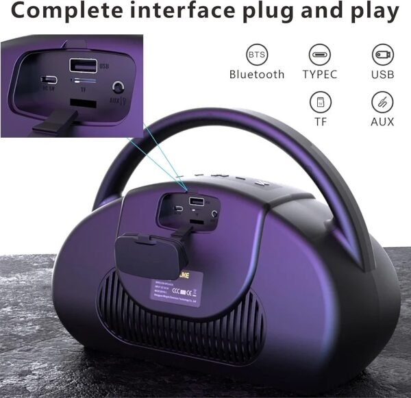 Hifi Music Player Bluetooth Speaker - Image 3