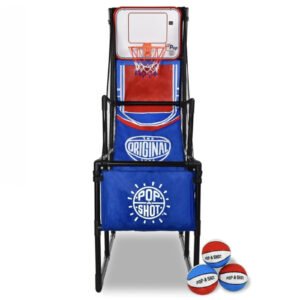 Pop-A-Shot Lil’ Pop l Arcade Basketball Fun for Kids Electronic Scoreboard,...